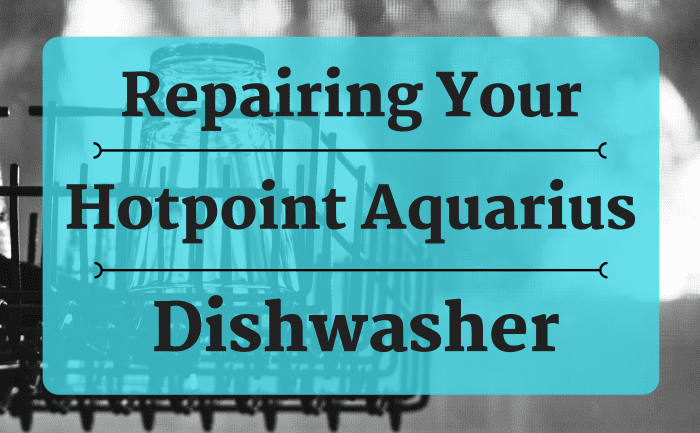  Au lieu de payer des frais élevés pour qu'un professionnel répare votre Hotpoint Aquarius FDW60, ce guide vous montrera comment effectuer votre propre réparation d'un filtre bouché et / ou d'une pompe défectueuse dans votre lave-vaisselle.