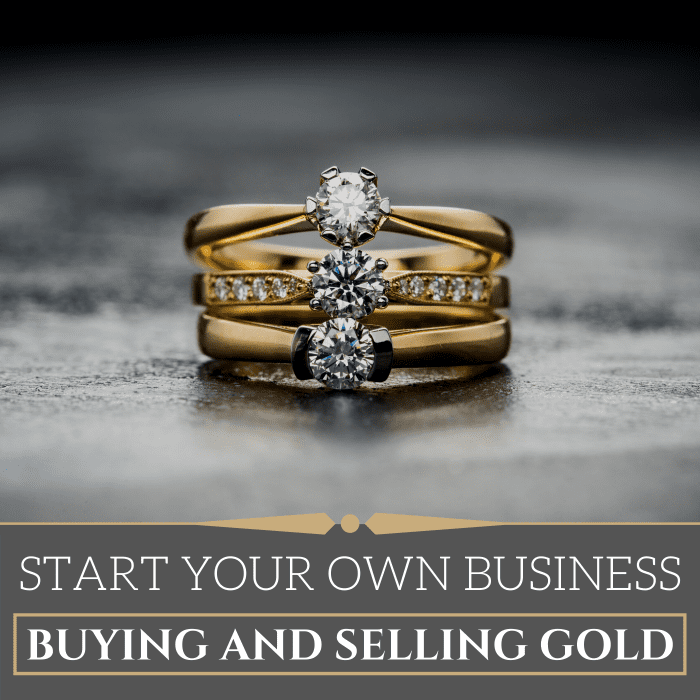 With a right tools, attitude, and work ethic, any smart businessperson can make money buying and selling gold. 