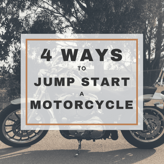4 Ways to Jump Start a Motorcycle - AxleAddict