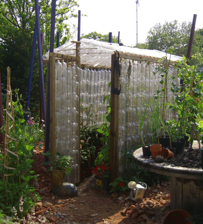 How to Build a Greenhouse Using Plastic Bottles - Dengarden