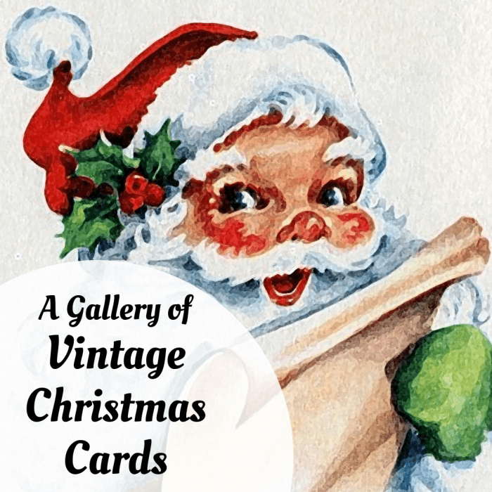 Vintage Christmas Art: Images of Antique, Nostalgic Holiday Greetings ...