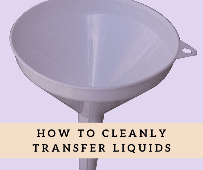 How to Cleanly Transfer Liquids From One Container to Another Delishably