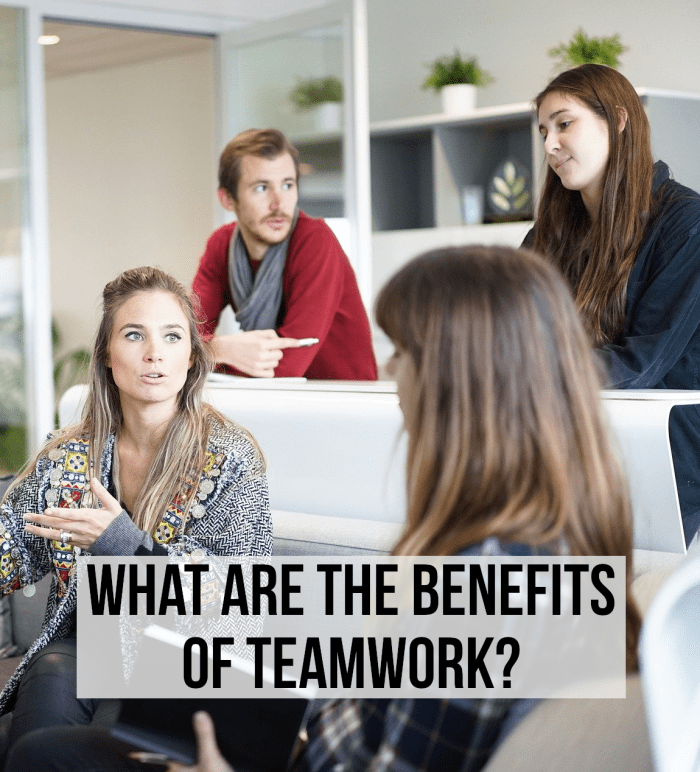 Although independent work by individuals is necessary at times, the benefits of working as a coordinated group cannot be underestimated.