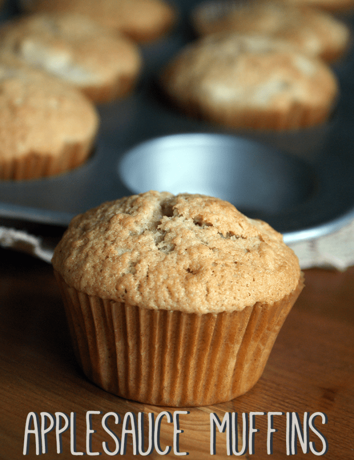 Cinnamon Applesauce Muffins Recipe - Delishably