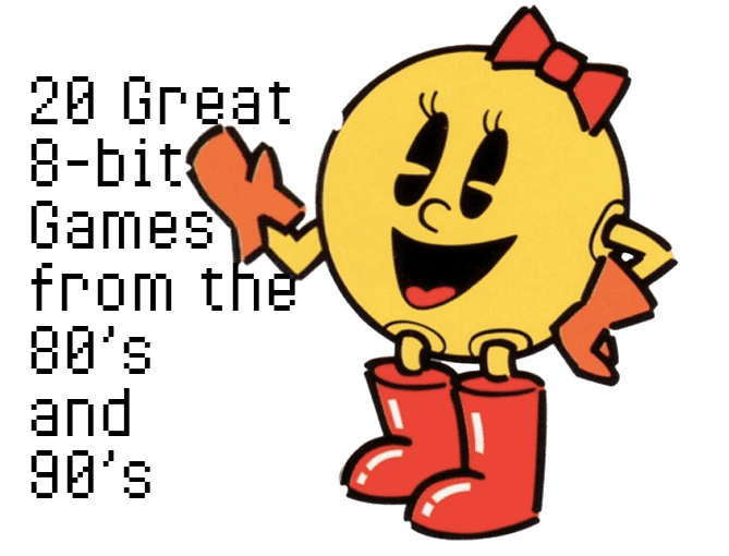 Top 20 Old School 8bit Games of the 80's & 90's LevelSkip