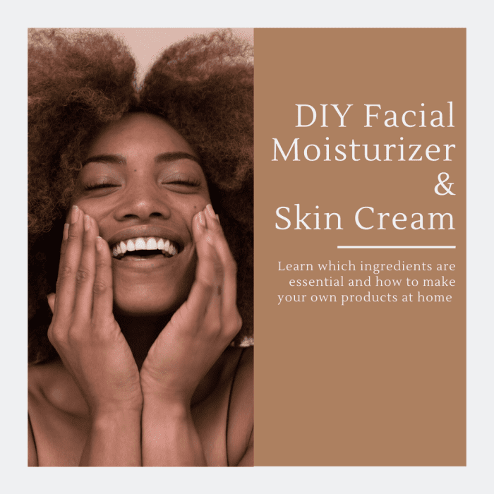 This article will break down the essential components of making your own facial moisturizer and also provides a basic recipe for creating one in your own home.