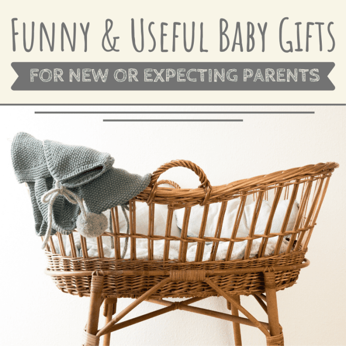 Liven up the baby shower or Christmas celebration by surprising the parents-to-be with one of these funny, original, and practical baby gifts.