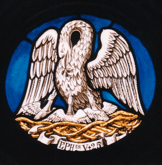 The medieval symbol of the pelican piercing its breast to nurse its young was a biologically inaccurate but powerful object lesson.