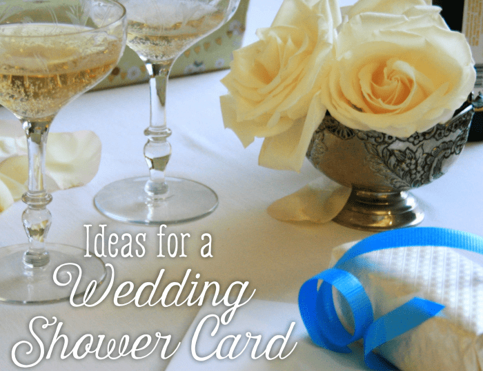 Examples Of What To Write In A Wedding Shower Card