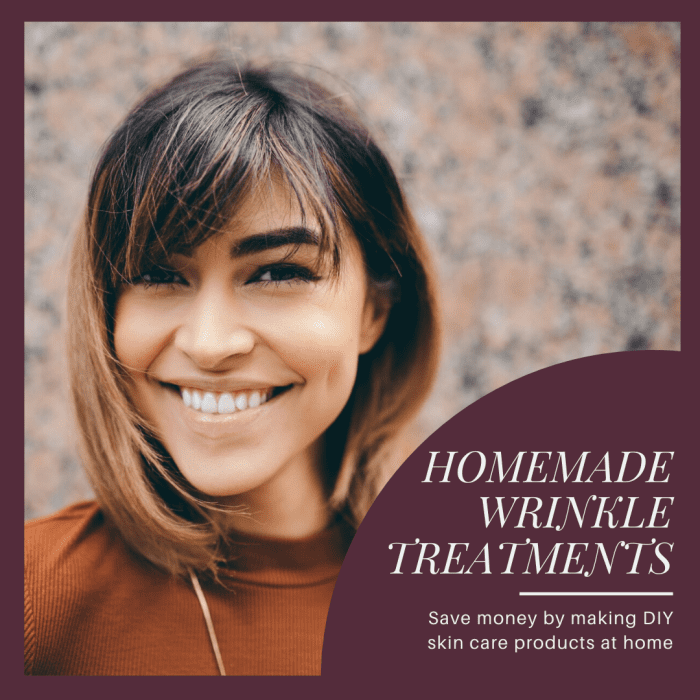 This article will show you how to create five different wrinkle-reducing skin care products in your own home out of common household ingredients.