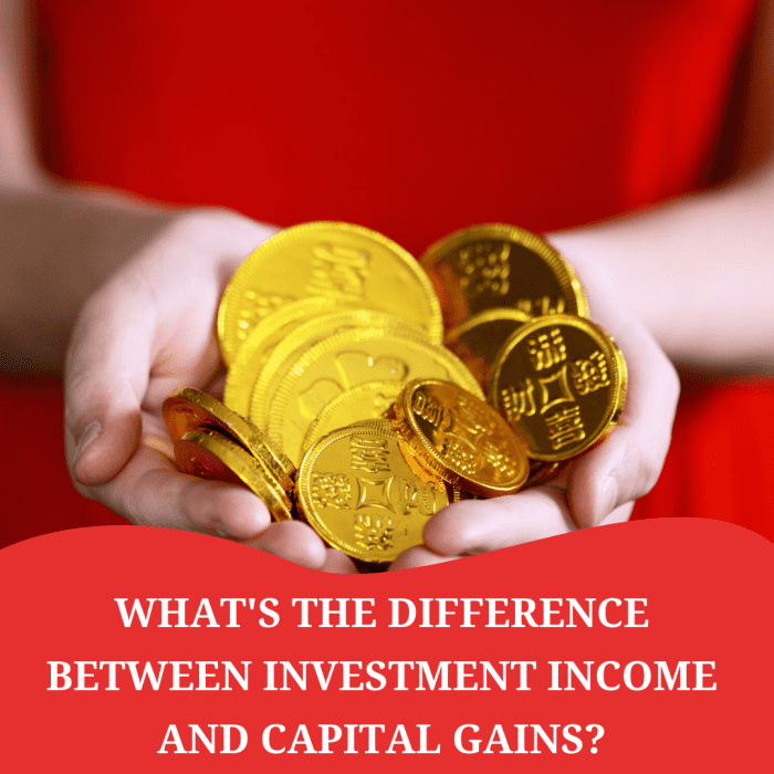 Read on to learn the difference between investment income and capital gains?