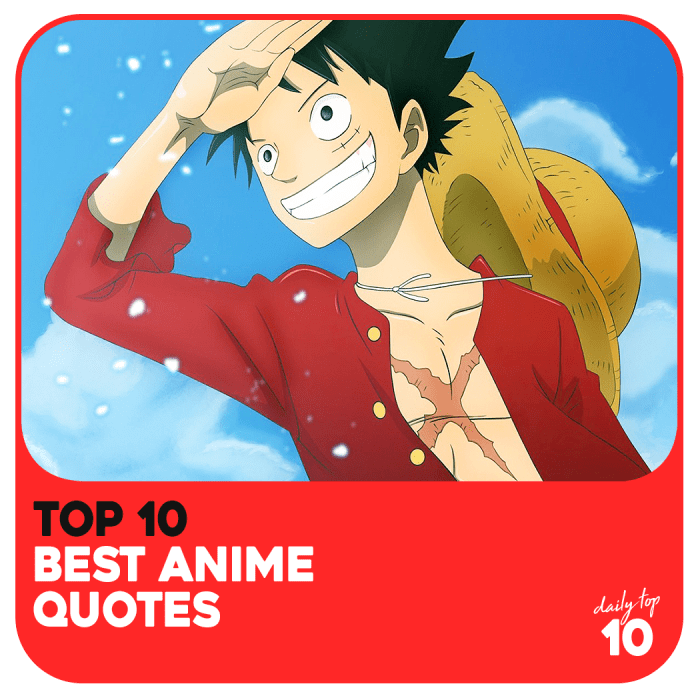 Top 10 Best Anime Quotes - ReelRundown