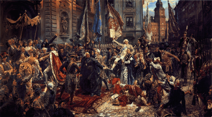 Constitution of May 3, 1791 by Jan Matejko. Major political changes had great impact on the lives of our ancestors.