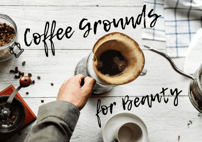 Used coffee grounds contain the same antioxidants and other beneficial compounds that are used in many luxury skincare products.