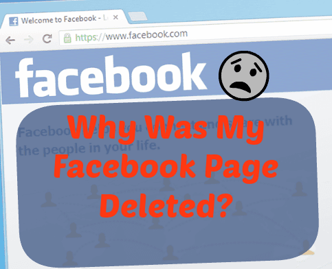 Почему мою страницу в Facebook удалили?