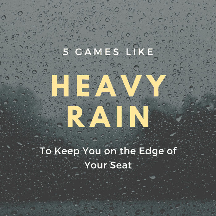 Top 5 Games Like "Heavy Rain" - LevelSkip