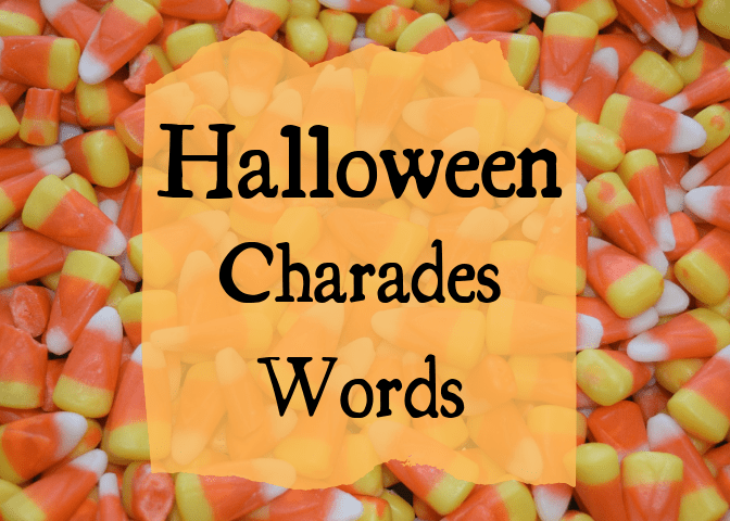 Charades is a great game for a group at a Halloween party, especially if you use thematic spooky words as clues!