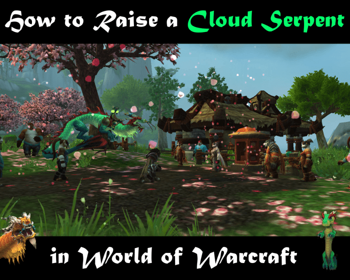 Do you want a Cloud Serpent mount? Learn how to train your very own today!