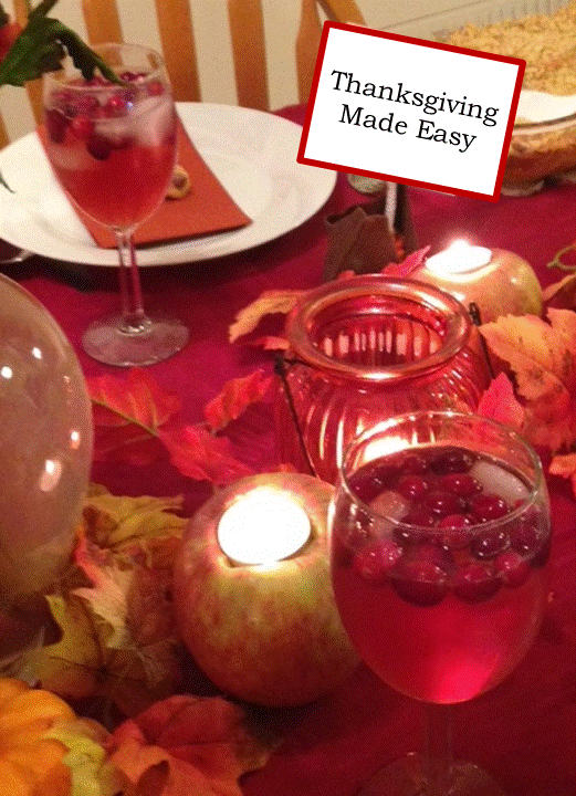 A well set table starts with a nice tablecloth and napkins. It is okay to use paper or cloth or a combo of both, but don’t leave your table naked.