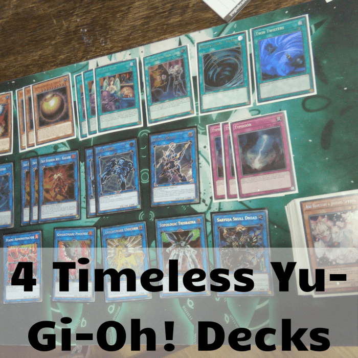 Check out these four awesome Yu-Gi-Oh! decks that will crush your opponents and win you countless duels.