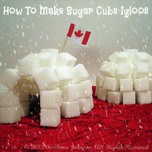 How to make a sugar cube igloo
