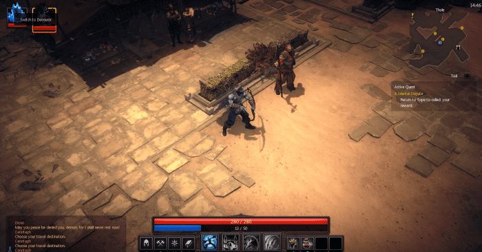 Thole is a bundle of fun little quests that will boost your experience, equipment stores, and coffers.