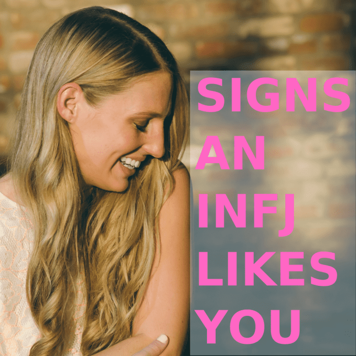 An INFJ can be hard to read at times, so read on to find out how you can tell that this Myers-Briggs type is into you.