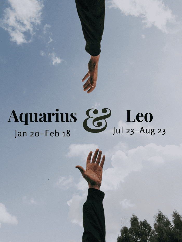 Air and fire, winter and summer, yin and yang—what draws these two seemingly opposing signs together?