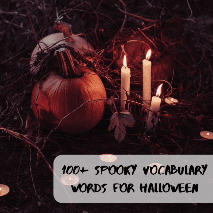 Halloween is a great time to combine fun with education—here are some spooky vocabulary words you can use in your celebrations.