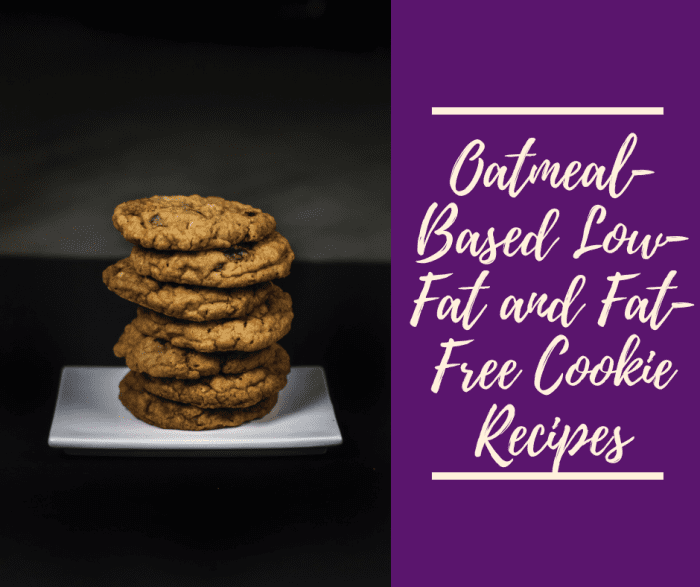 Oatmeal-Based Low-Fat and Fat-Free Cookie Recipes - Delishably