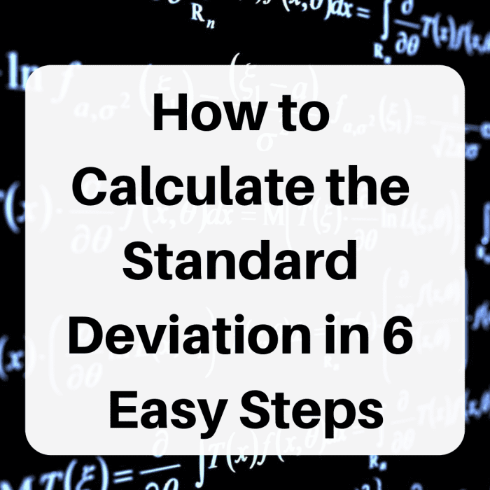 How to Calculate Standard Deviation Owlcation