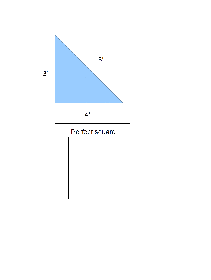 If you make yourself this "perfect square triangle," you'll be able to make squares of two different sizes quite easily.