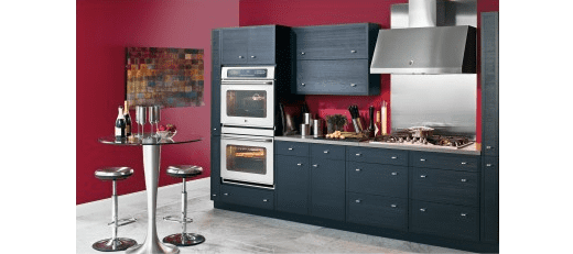 Wall-mounted range hoods add class to any kitchen.