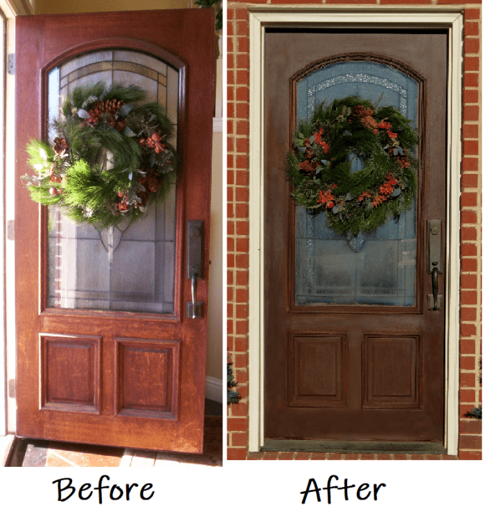 Transform a dilapidated door quickly and without hassle, thanks to General Finishes Gel Stain.