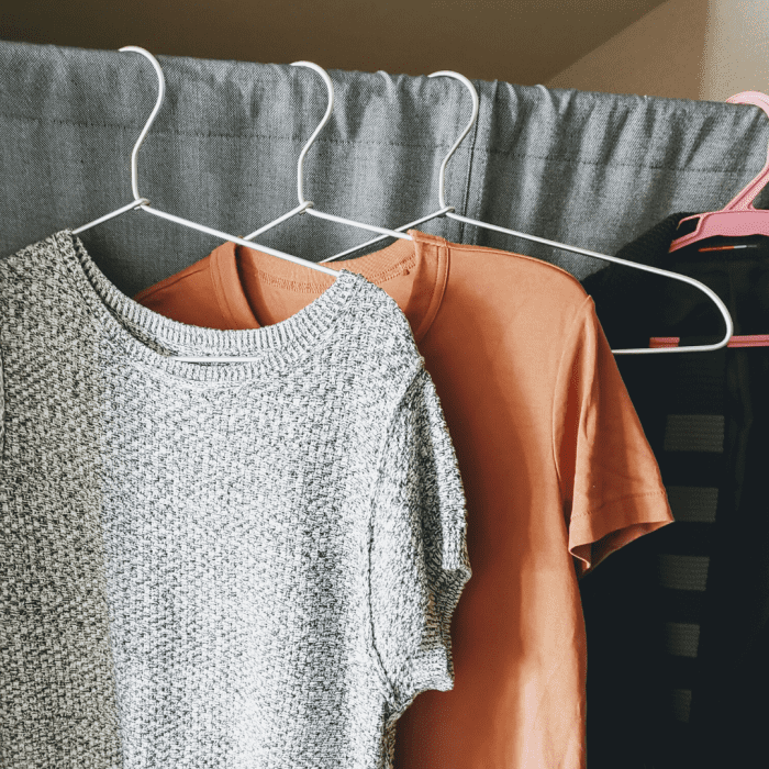 Be sure to hang-dry your garments after removing a stain!