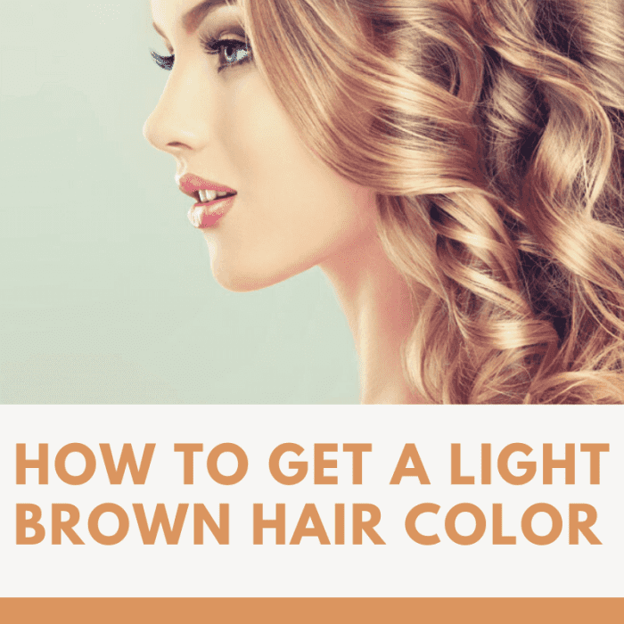 How to Get a Light Brown Hair Color - Bellatory