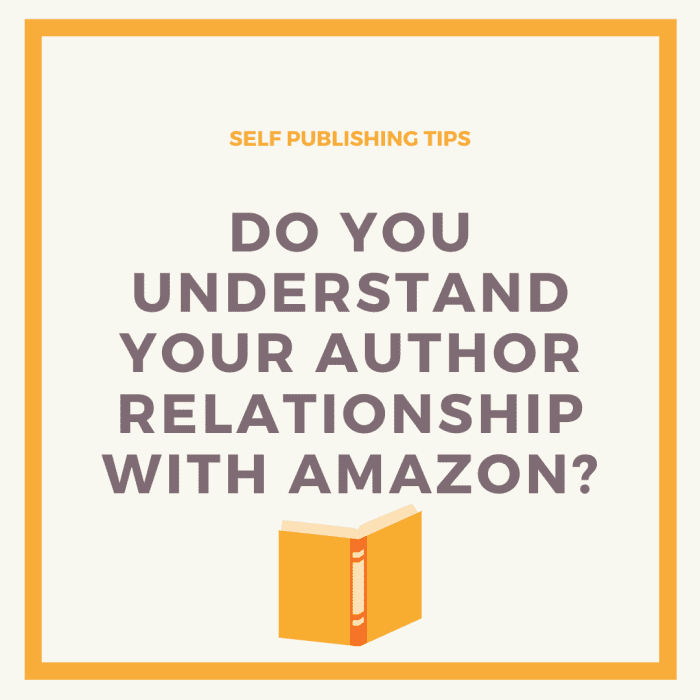 Authors are often misinformed or confused about their relationship with Amazon.