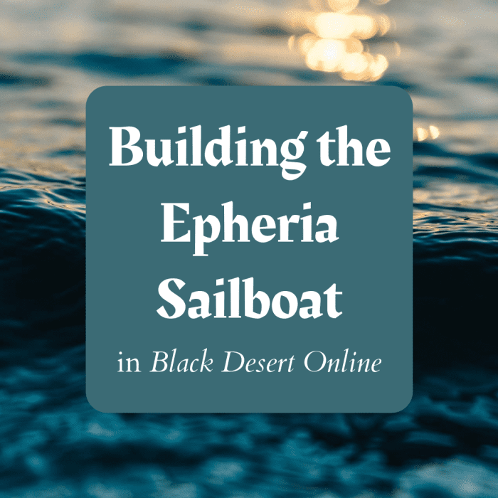 "Black Desert Online" How to Make an Epheria Sailboat LevelSkip