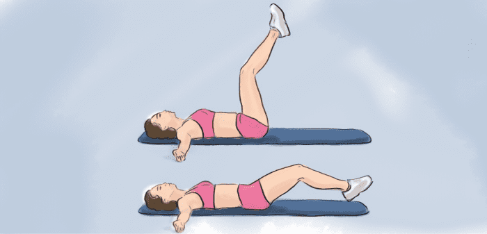 Exercising helps form healthy bones. For postural kyphosis, core exercises such as leg lifts can help posture.
