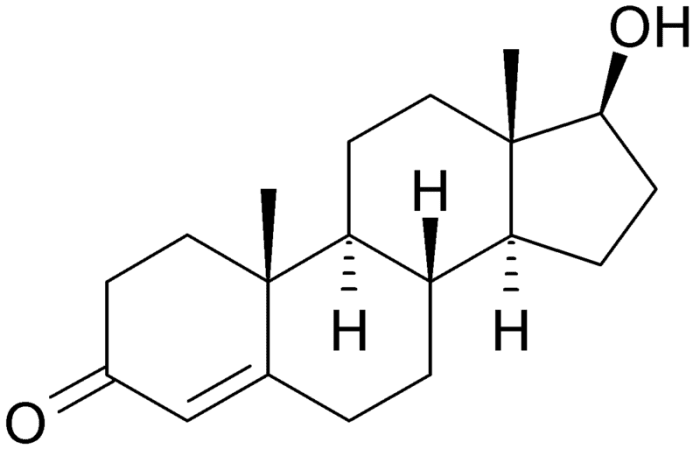 Testosterone is an androgenic hormone - technically, it belongs to the alcohol chemical class.