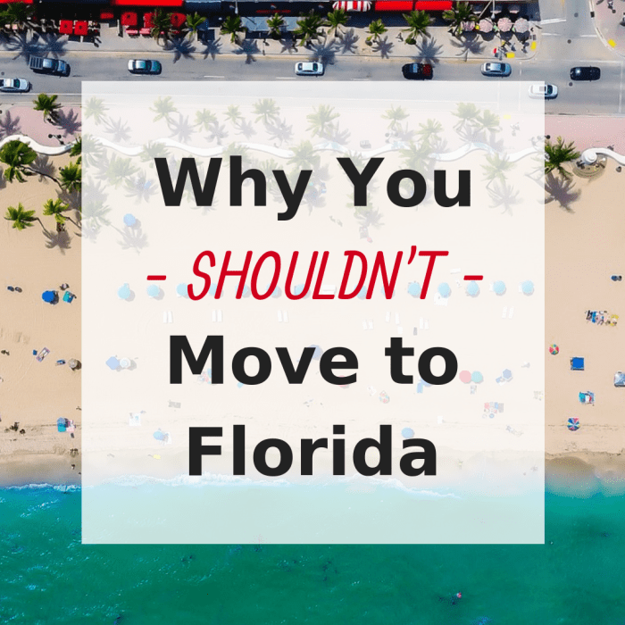 Lots of people want to move to Florida, but it isn't all sunshine and alligators.