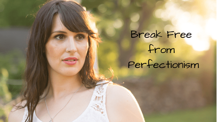 Perfectionists set the standards for themselves unrealistically high.