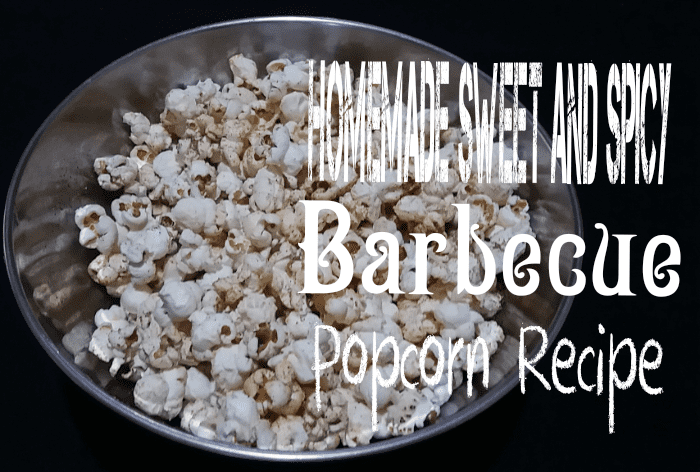 This sweet and spicy bbq popcorn recipe may be simple, but it produces a delicious result.