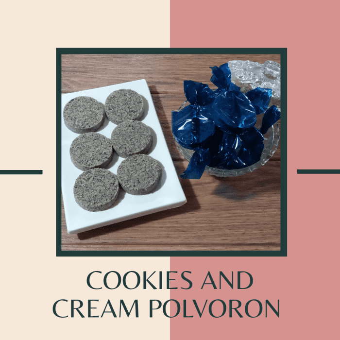 How to Make Cookies and Cream Polvoron (Shortbread) Delishably