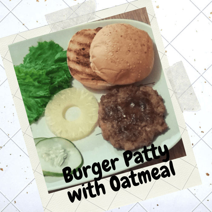 How to Make a Beef Burger Patty With Oatmeal Delishably