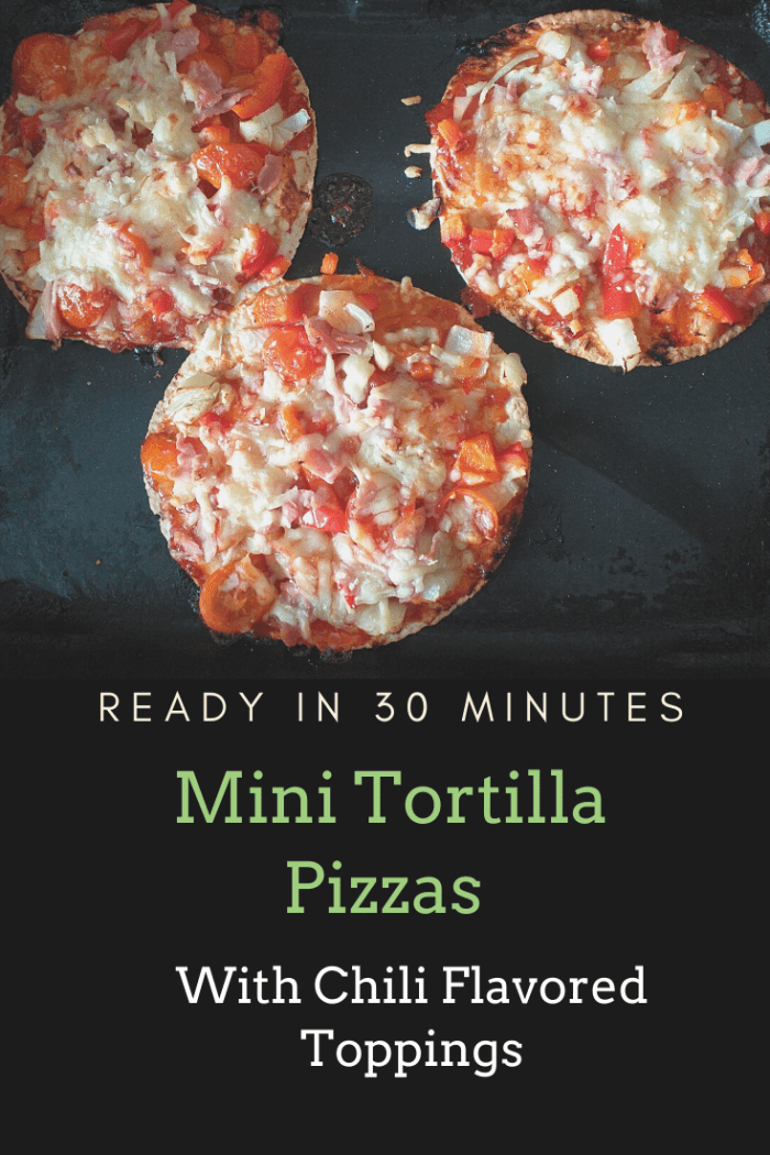 Mini tortilla pizzas