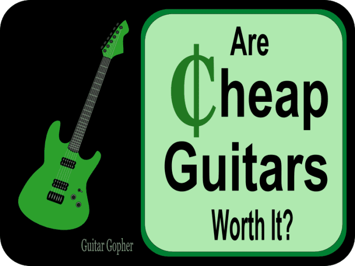Are Cheap Guitars Worth Buying for Beginners? Spinditty