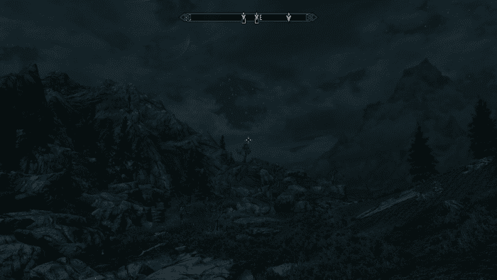 Just as breathtaking at night. These screenshots show both with and without the HUD.