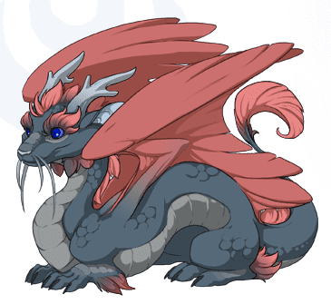This is Oberon, an Imperial hatchling that I created by using a KS-exclusive breed-changing item.