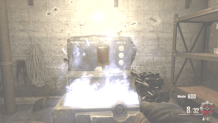 When playing a non-solo game, the Zombie Blood Power-Up will be your reward for activating Generator 1.